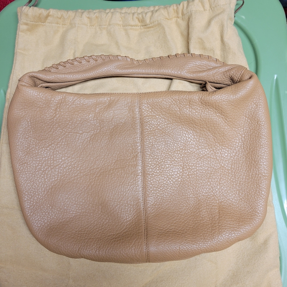 Monsac Tan Leather Bag